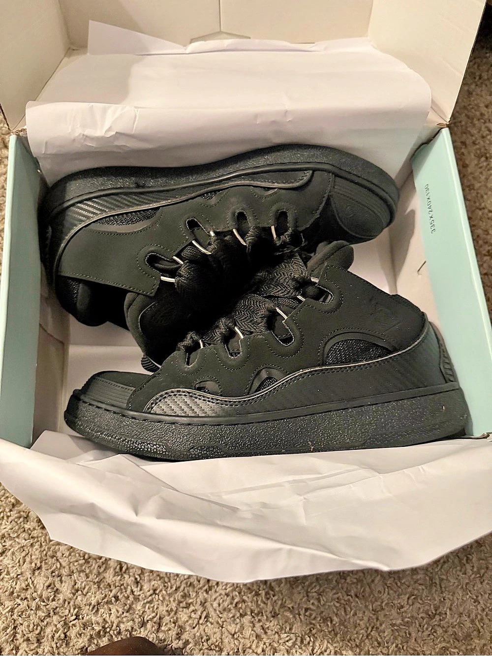 Lanvin Curb Sneakers Black
